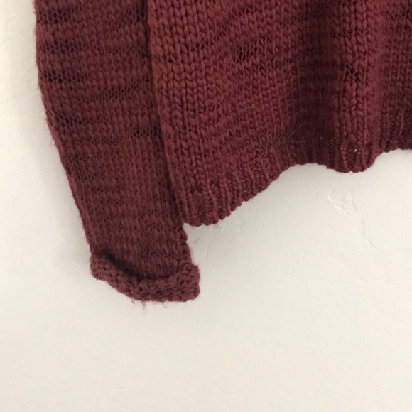 NWOT Burgundy Sweater - Picture 5 of 6